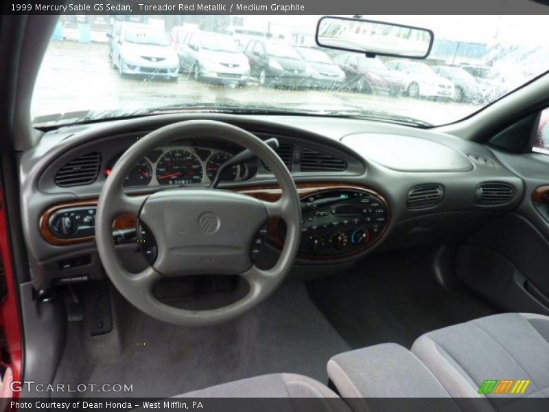 Toreador Red Metallic / Medium Graphite 1999 Mercury Sable GS Sedan