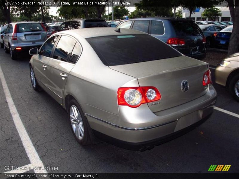 Wheat Beige Metallic / Pure Beige 2007 Volkswagen Passat 2.0T Sedan