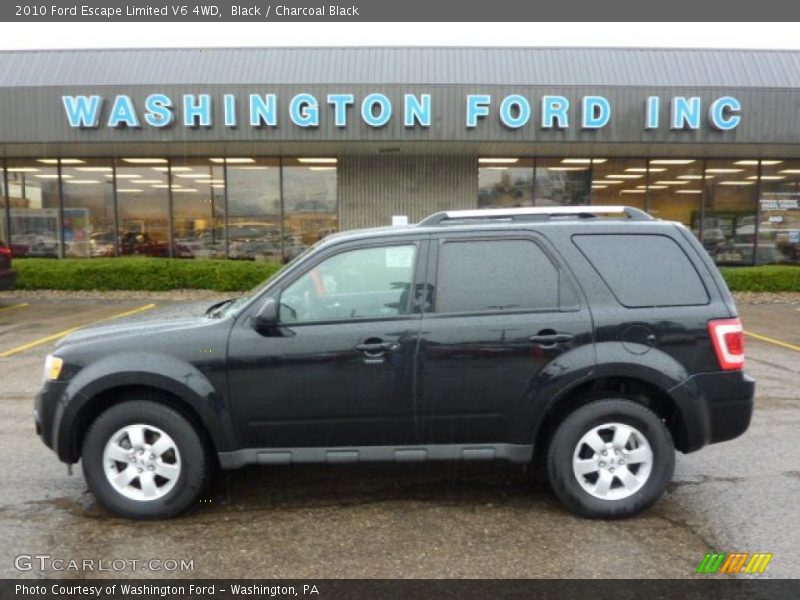 Black / Charcoal Black 2010 Ford Escape Limited V6 4WD