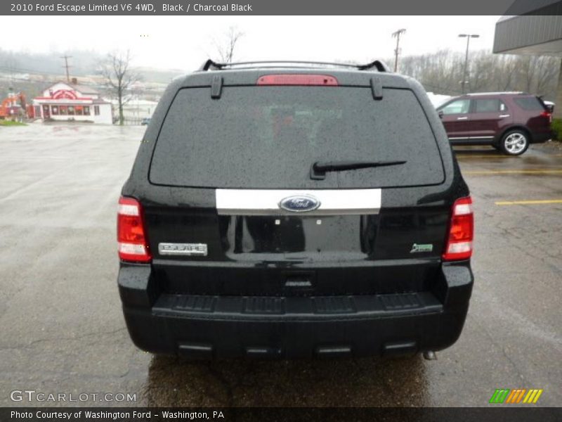 Black / Charcoal Black 2010 Ford Escape Limited V6 4WD