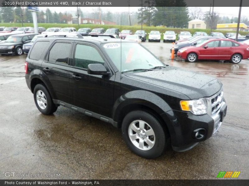 Black / Charcoal Black 2010 Ford Escape Limited V6 4WD