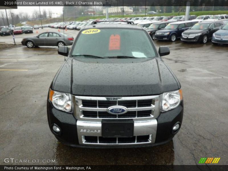 Black / Charcoal Black 2010 Ford Escape Limited V6 4WD