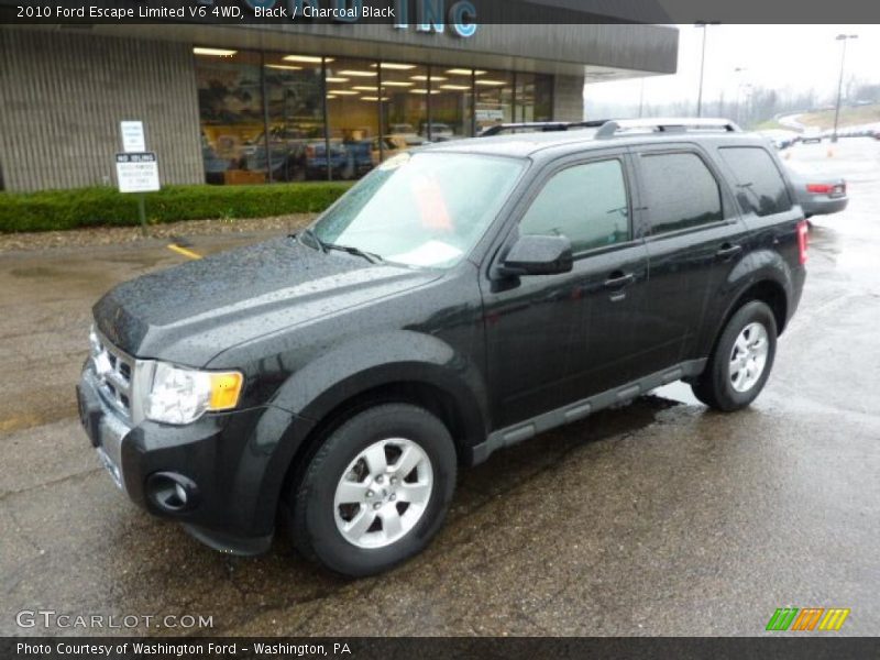 Black / Charcoal Black 2010 Ford Escape Limited V6 4WD