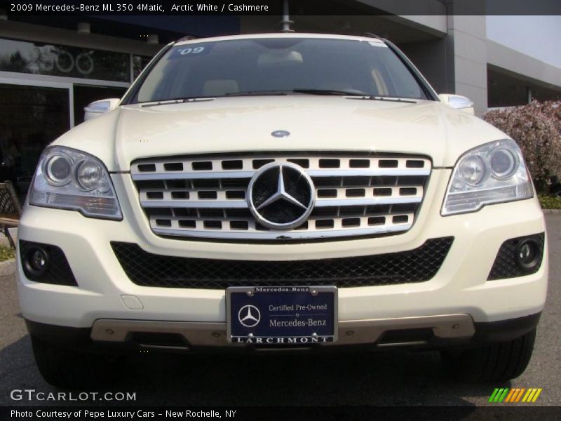 Arctic White / Cashmere 2009 Mercedes-Benz ML 350 4Matic