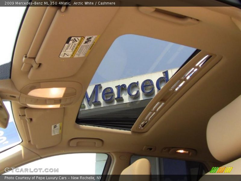 Arctic White / Cashmere 2009 Mercedes-Benz ML 350 4Matic
