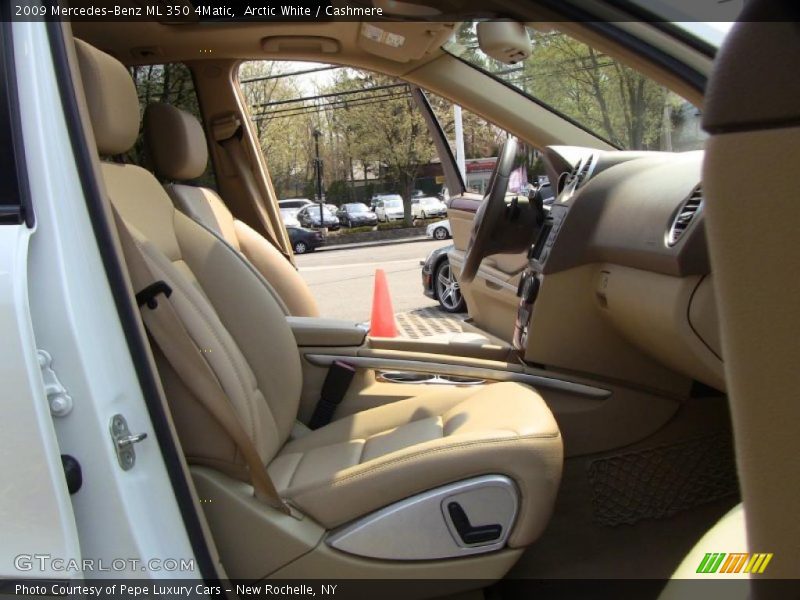 Arctic White / Cashmere 2009 Mercedes-Benz ML 350 4Matic