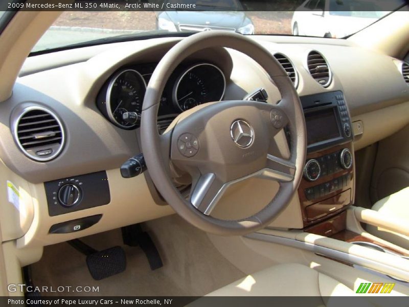 Arctic White / Cashmere 2009 Mercedes-Benz ML 350 4Matic