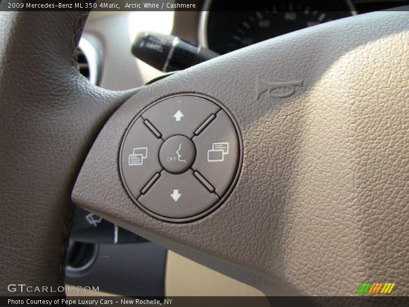 Arctic White / Cashmere 2009 Mercedes-Benz ML 350 4Matic