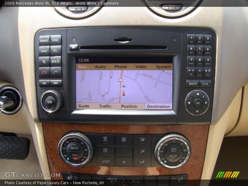 Arctic White / Cashmere 2009 Mercedes-Benz ML 350 4Matic