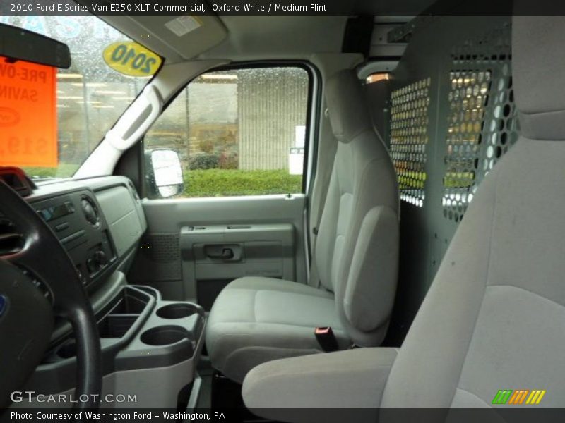Oxford White / Medium Flint 2010 Ford E Series Van E250 XLT Commericial