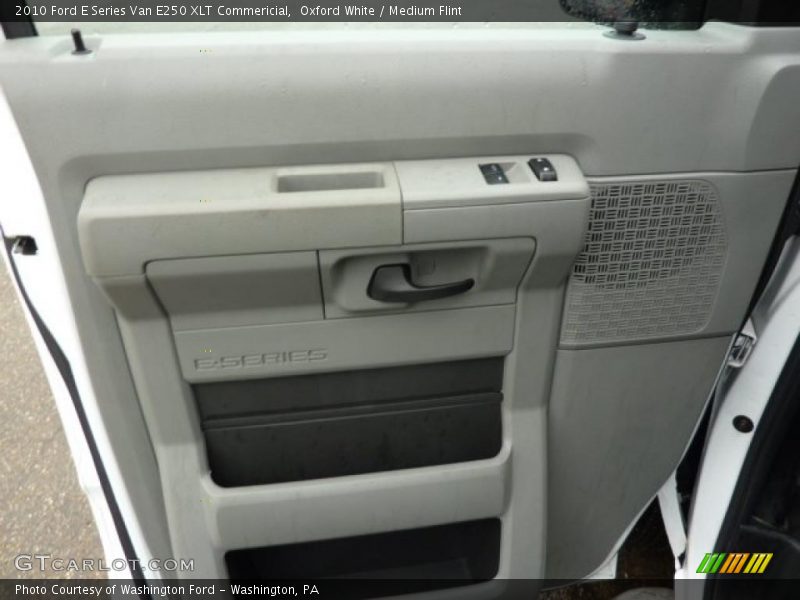 Oxford White / Medium Flint 2010 Ford E Series Van E250 XLT Commericial