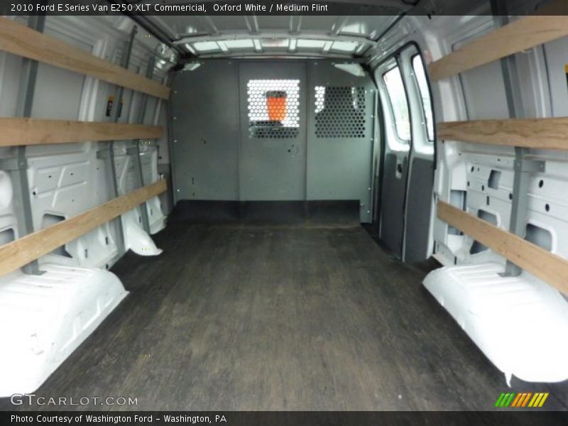 Oxford White / Medium Flint 2010 Ford E Series Van E250 XLT Commericial