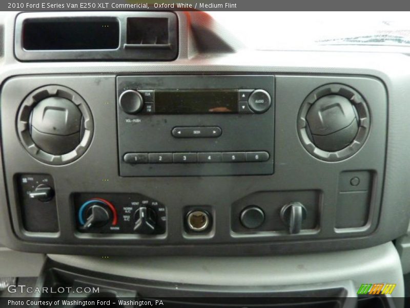 Oxford White / Medium Flint 2010 Ford E Series Van E250 XLT Commericial