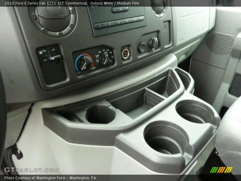 Oxford White / Medium Flint 2010 Ford E Series Van E250 XLT Commericial