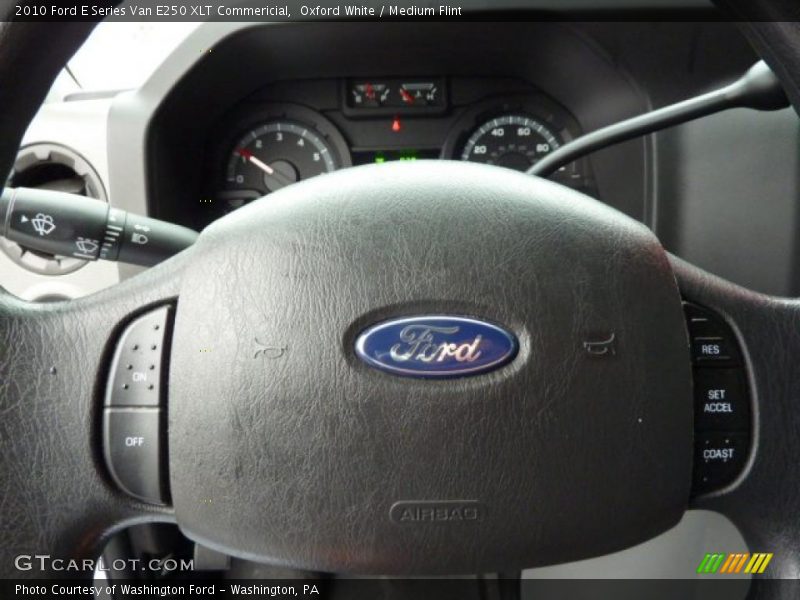 Oxford White / Medium Flint 2010 Ford E Series Van E250 XLT Commericial