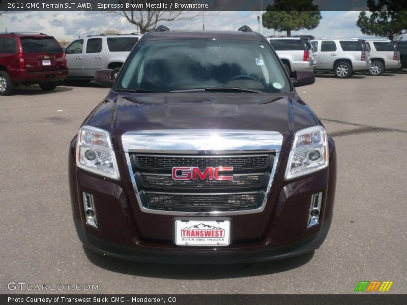 Espresso Brown Metallic / Brownstone 2011 GMC Terrain SLT AWD