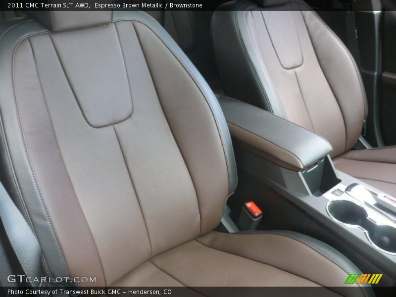  2011 Terrain SLT AWD Brownstone Interior