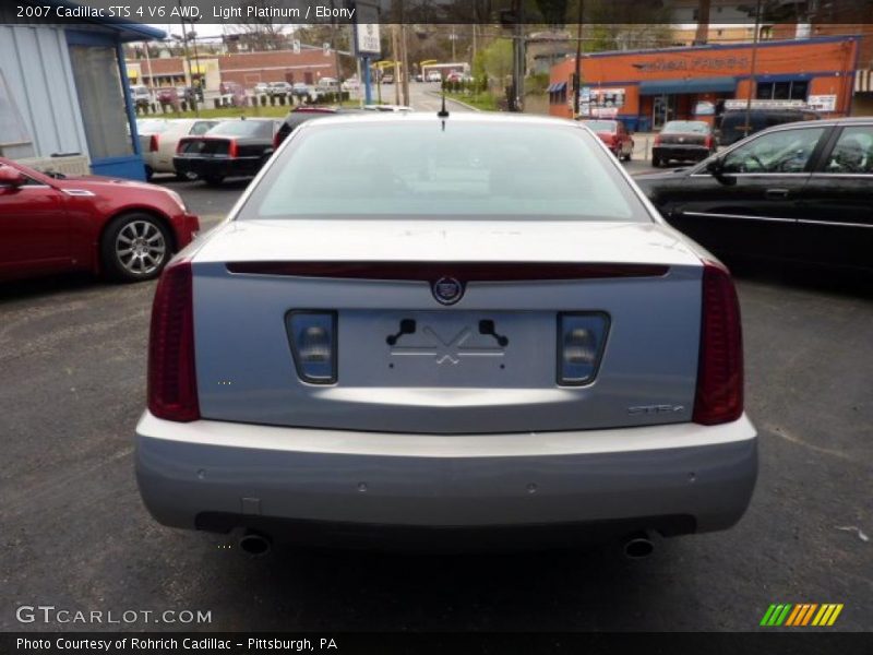 Light Platinum / Ebony 2007 Cadillac STS 4 V6 AWD