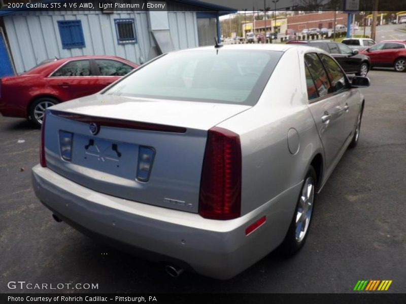 Light Platinum / Ebony 2007 Cadillac STS 4 V6 AWD