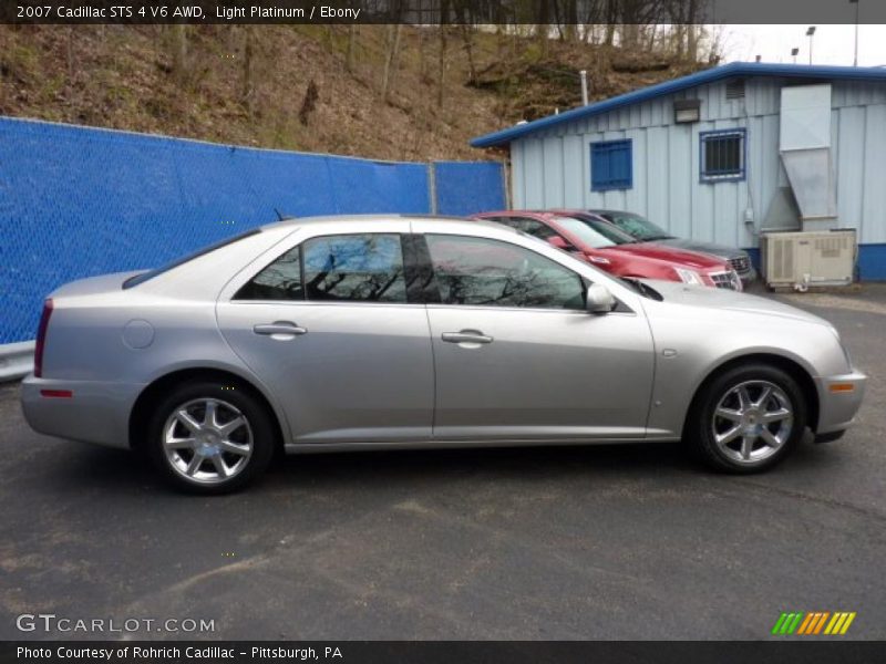 Light Platinum / Ebony 2007 Cadillac STS 4 V6 AWD