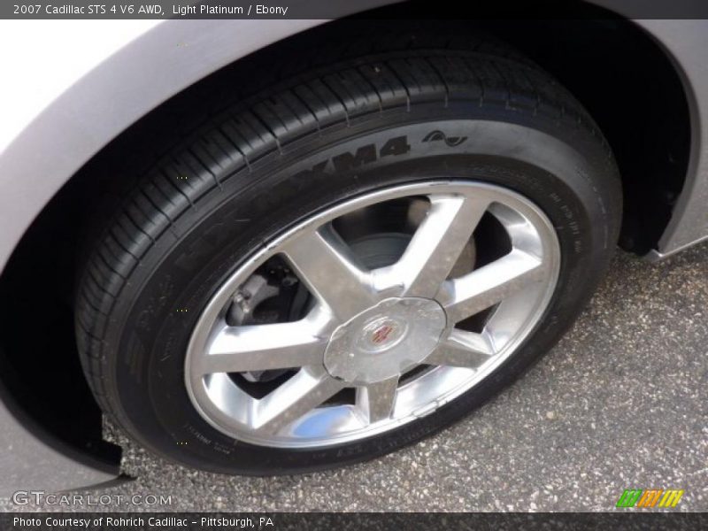 Light Platinum / Ebony 2007 Cadillac STS 4 V6 AWD