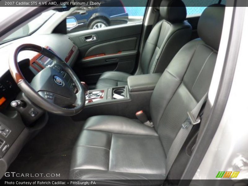 Light Platinum / Ebony 2007 Cadillac STS 4 V6 AWD