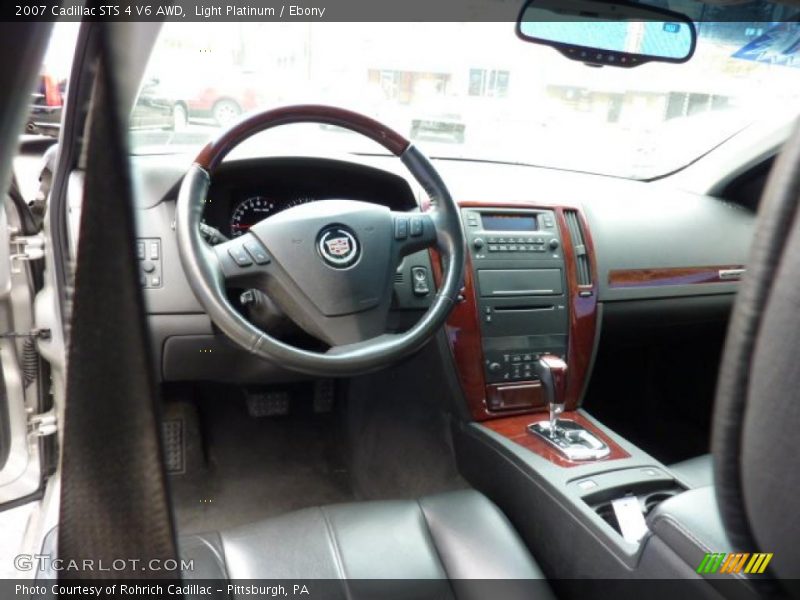 Light Platinum / Ebony 2007 Cadillac STS 4 V6 AWD