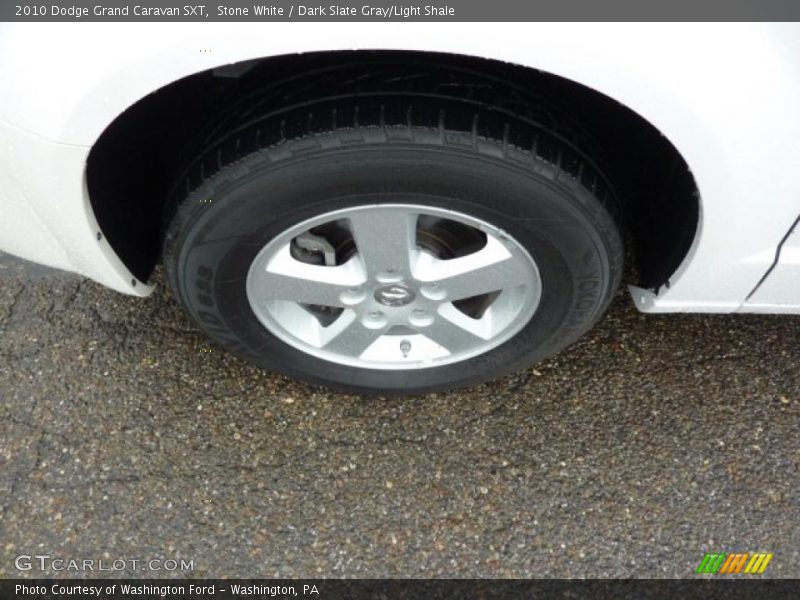 Stone White / Dark Slate Gray/Light Shale 2010 Dodge Grand Caravan SXT