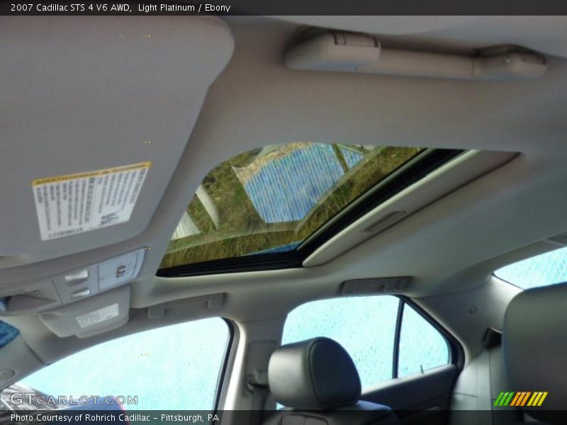 Light Platinum / Ebony 2007 Cadillac STS 4 V6 AWD