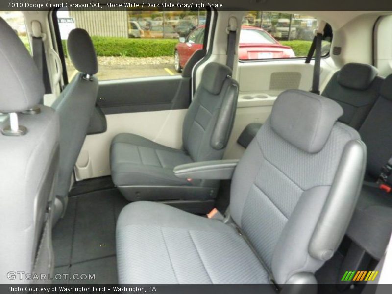 Stone White / Dark Slate Gray/Light Shale 2010 Dodge Grand Caravan SXT