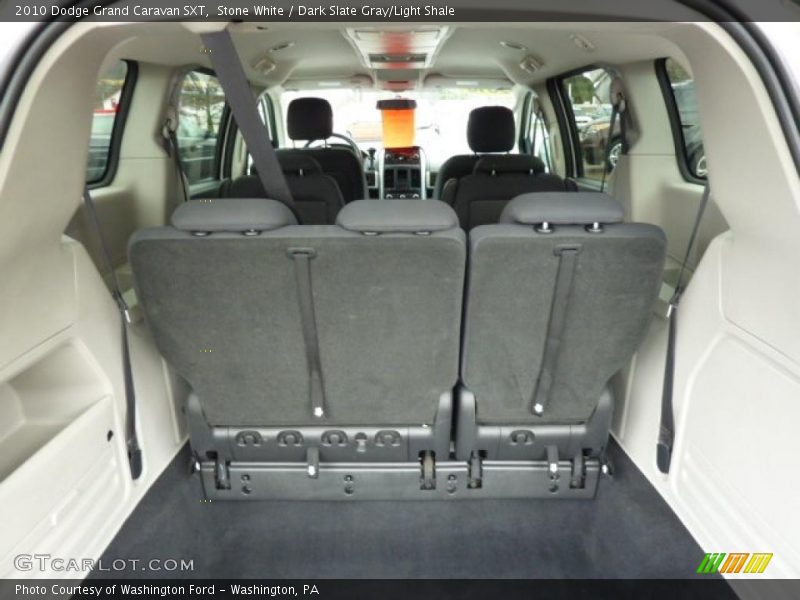 Stone White / Dark Slate Gray/Light Shale 2010 Dodge Grand Caravan SXT