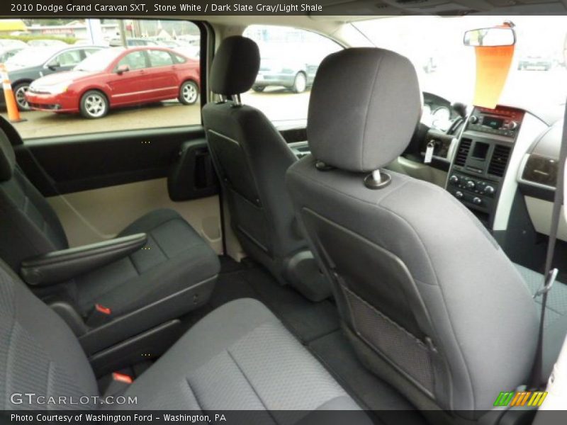 Stone White / Dark Slate Gray/Light Shale 2010 Dodge Grand Caravan SXT