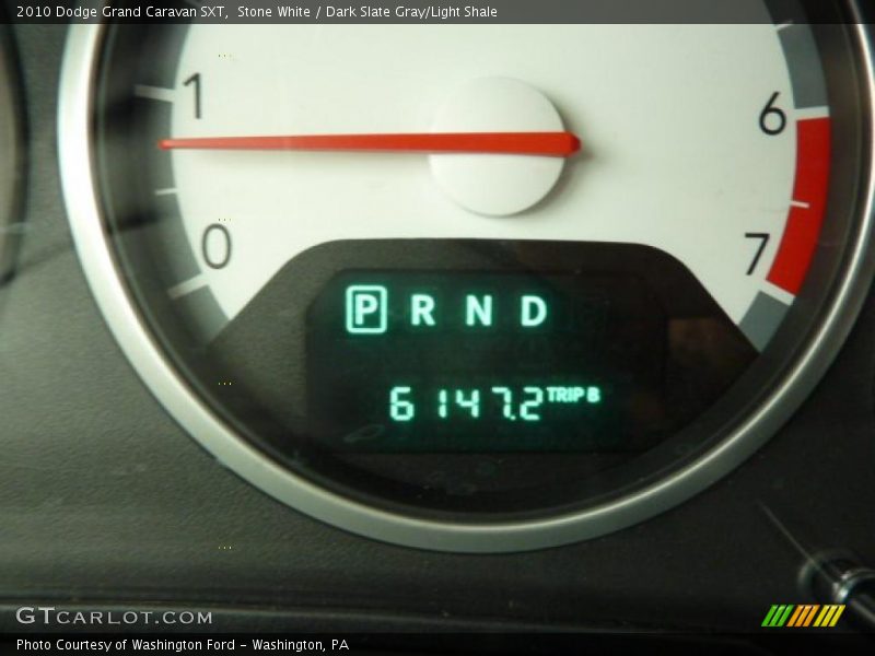 Stone White / Dark Slate Gray/Light Shale 2010 Dodge Grand Caravan SXT