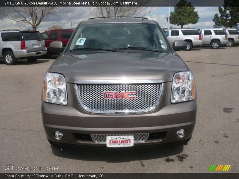Mocha Steel Metallic / Cocoa/Light Cashmere 2011 GMC Yukon Denali AWD