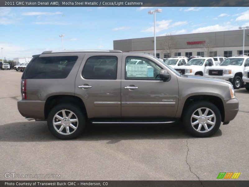 Mocha Steel Metallic / Cocoa/Light Cashmere 2011 GMC Yukon Denali AWD