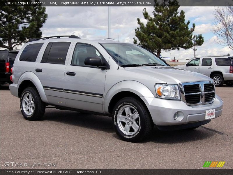 Bright Silver Metallic / Dark Slate Gray/Light Slate Gray 2007 Dodge Durango SLT 4x4