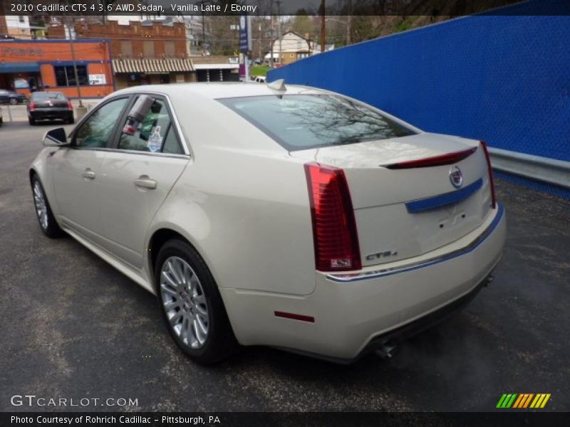 Vanilla Latte / Ebony 2010 Cadillac CTS 4 3.6 AWD Sedan