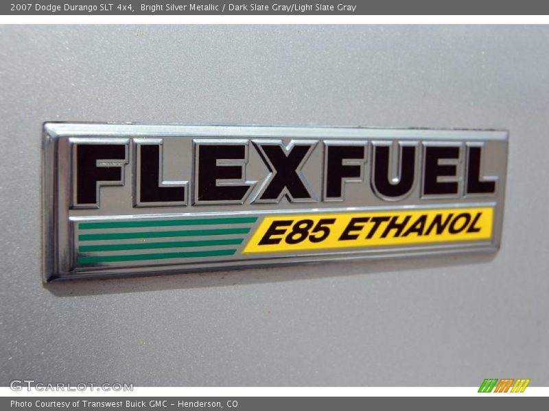 Bright Silver Metallic / Dark Slate Gray/Light Slate Gray 2007 Dodge Durango SLT 4x4