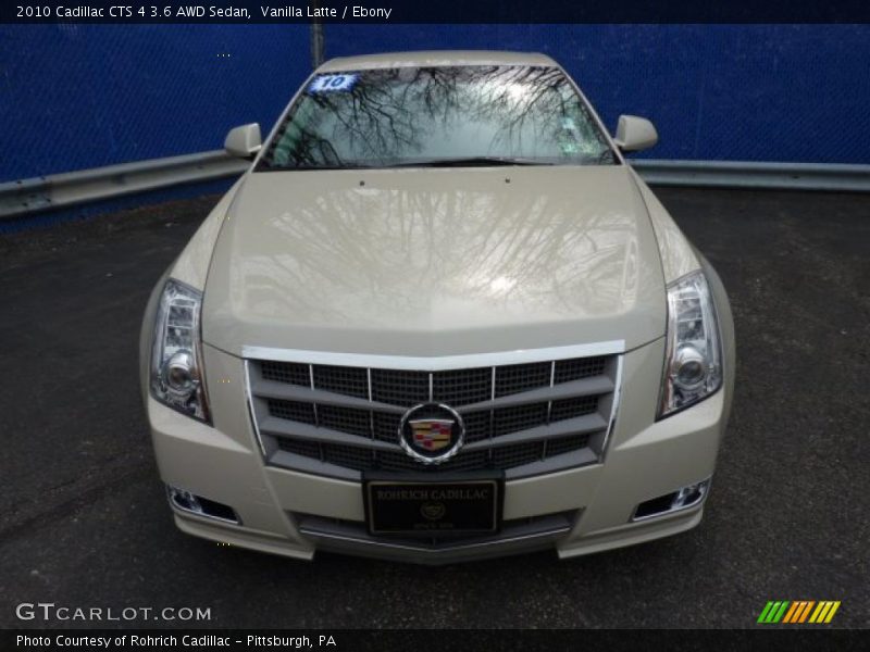 Vanilla Latte / Ebony 2010 Cadillac CTS 4 3.6 AWD Sedan