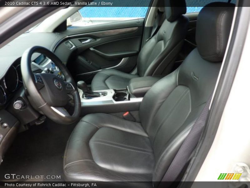  2010 CTS 4 3.6 AWD Sedan Ebony Interior