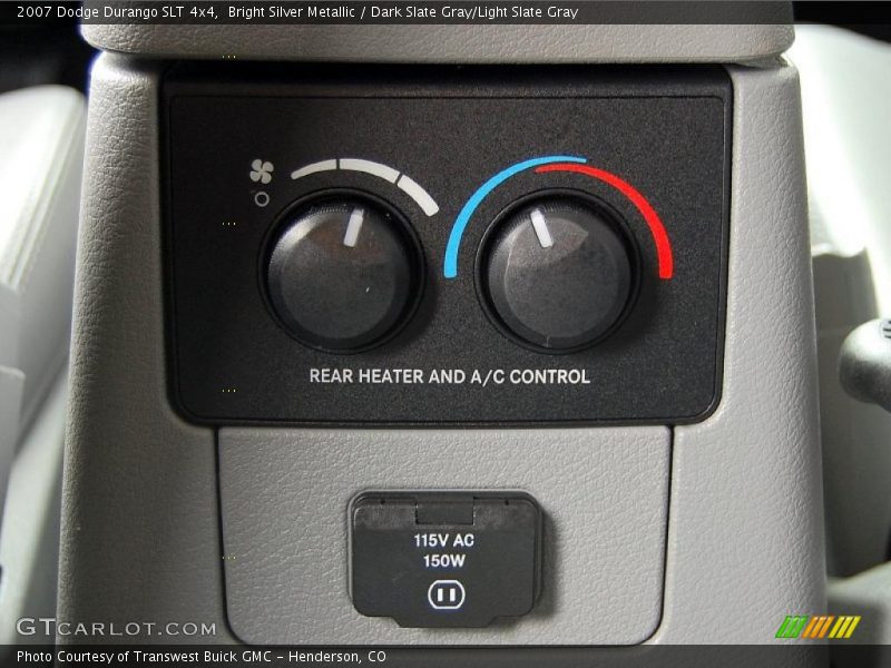 Bright Silver Metallic / Dark Slate Gray/Light Slate Gray 2007 Dodge Durango SLT 4x4