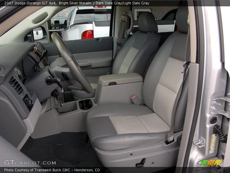 Bright Silver Metallic / Dark Slate Gray/Light Slate Gray 2007 Dodge Durango SLT 4x4