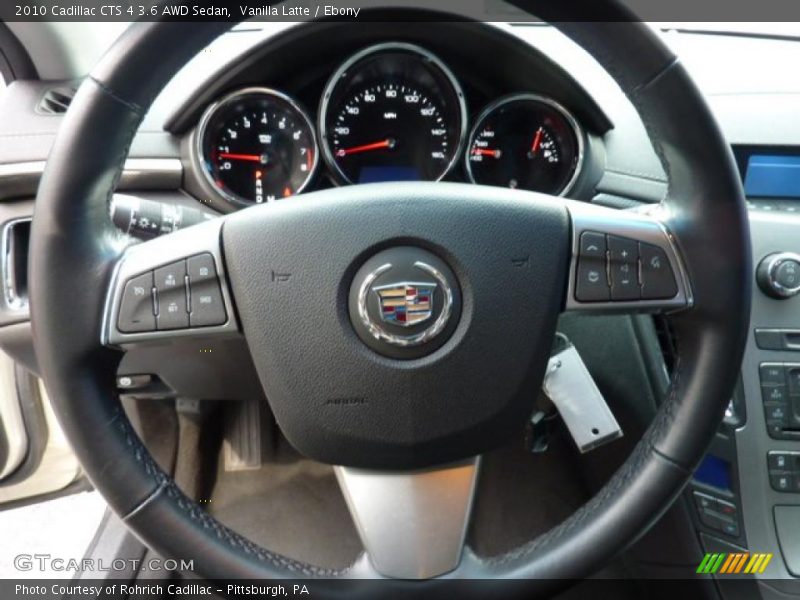 Vanilla Latte / Ebony 2010 Cadillac CTS 4 3.6 AWD Sedan