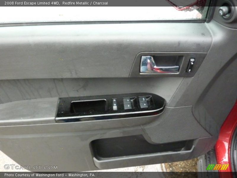 Redfire Metallic / Charcoal 2008 Ford Escape Limited 4WD