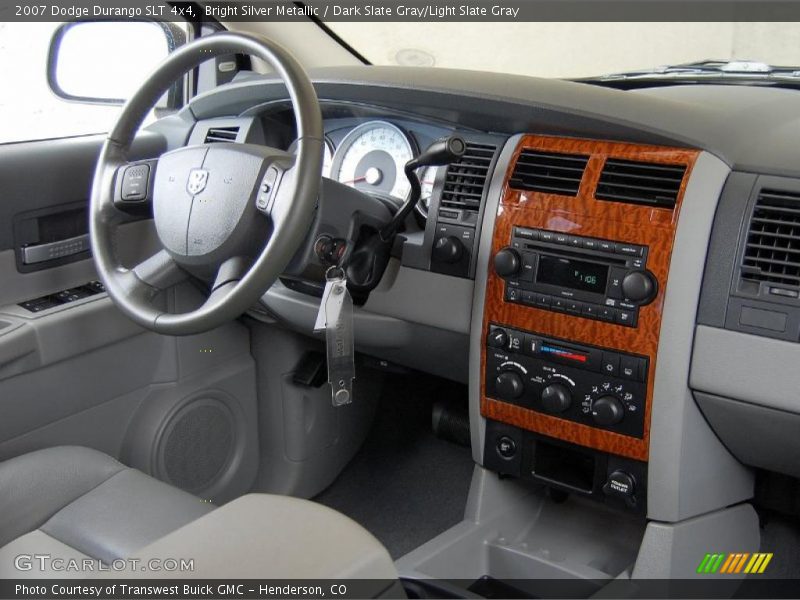 Bright Silver Metallic / Dark Slate Gray/Light Slate Gray 2007 Dodge Durango SLT 4x4