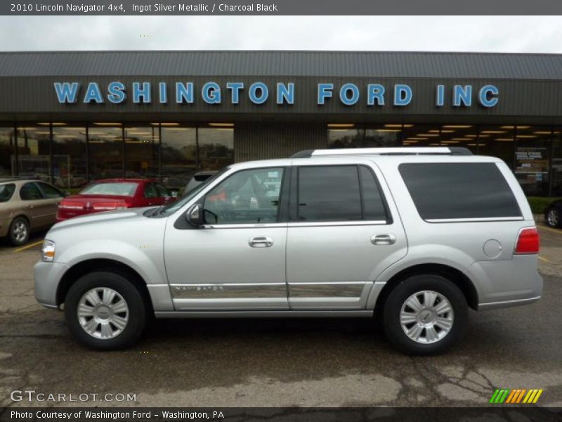 Ingot Silver Metallic / Charcoal Black 2010 Lincoln Navigator 4x4