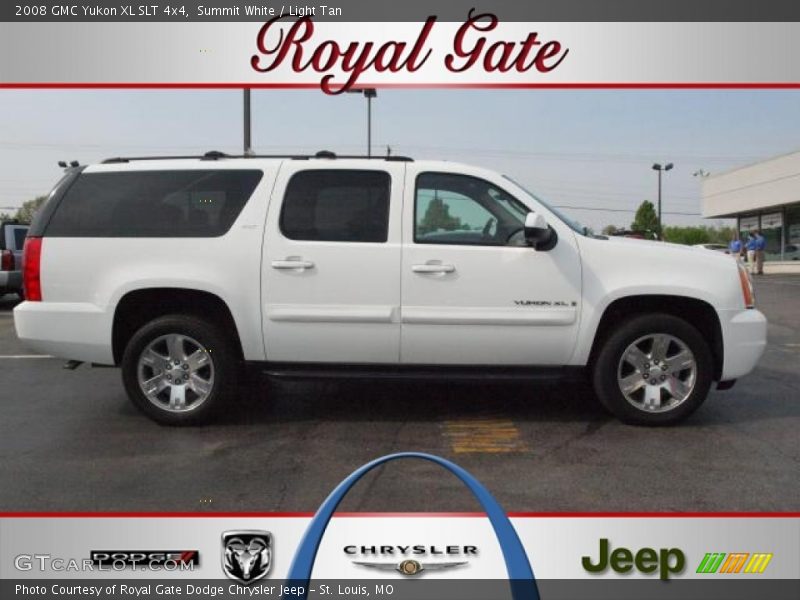 Summit White / Light Tan 2008 GMC Yukon XL SLT 4x4