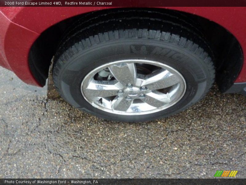 Redfire Metallic / Charcoal 2008 Ford Escape Limited 4WD