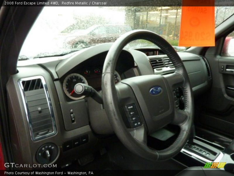 Redfire Metallic / Charcoal 2008 Ford Escape Limited 4WD