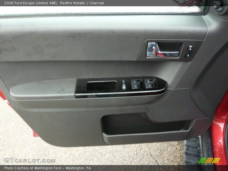 Redfire Metallic / Charcoal 2008 Ford Escape Limited 4WD